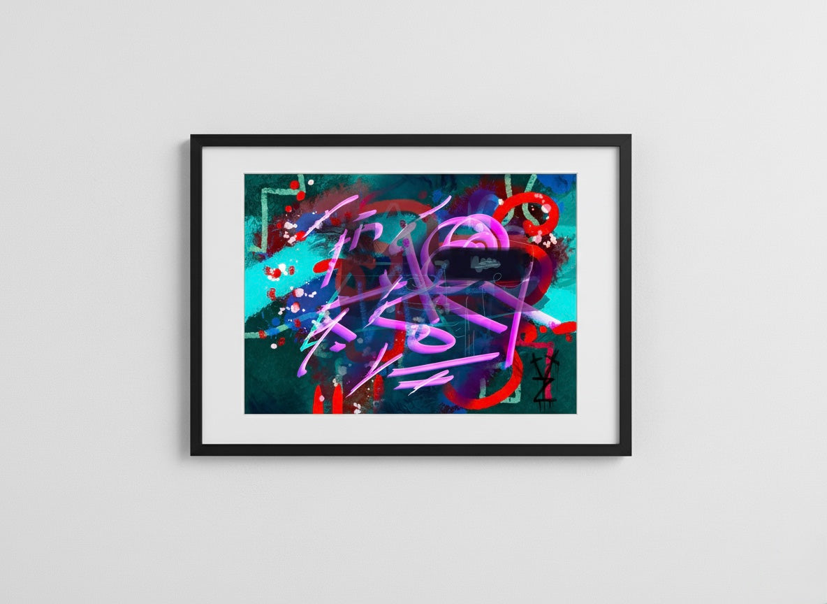 “DODGING CYBERBULLETS” Print