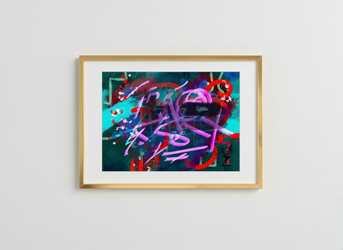 “DODGING CYBERBULLETS” Print
