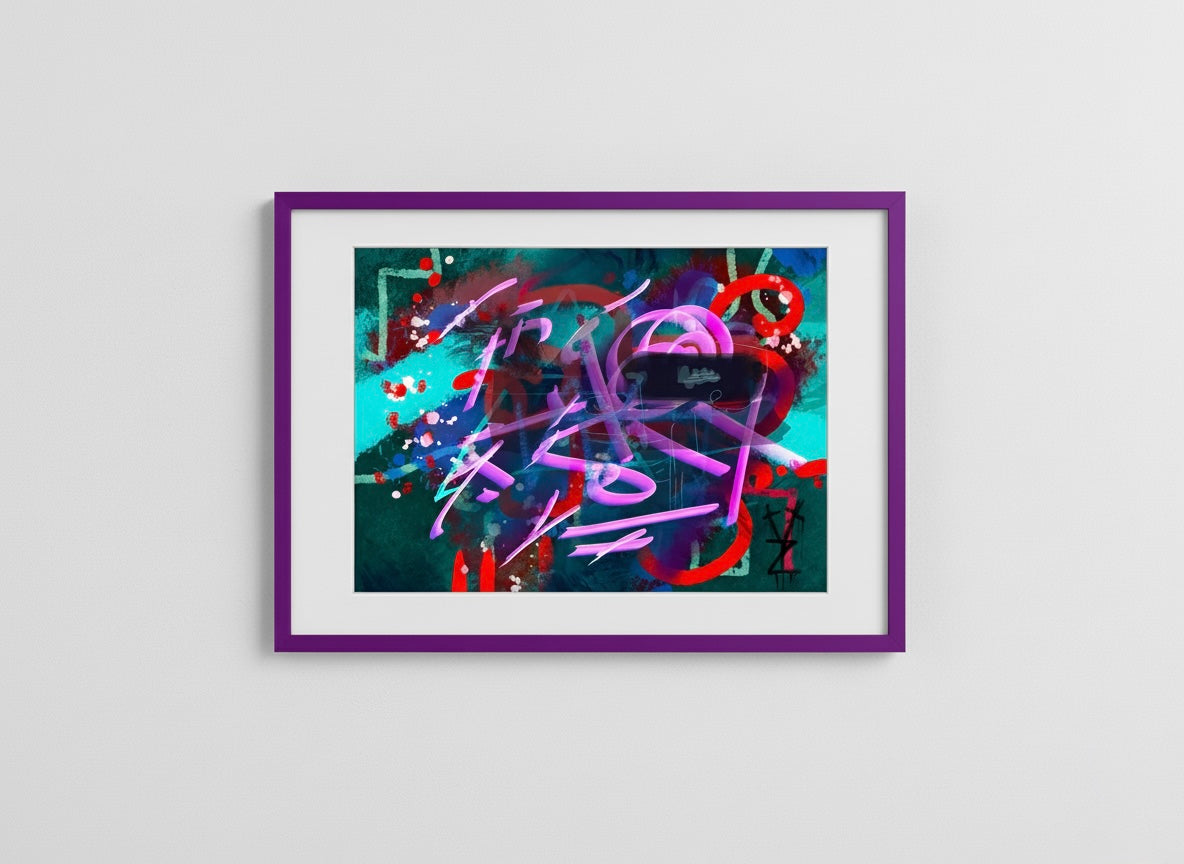 “DODGING CYBERBULLETS” Print