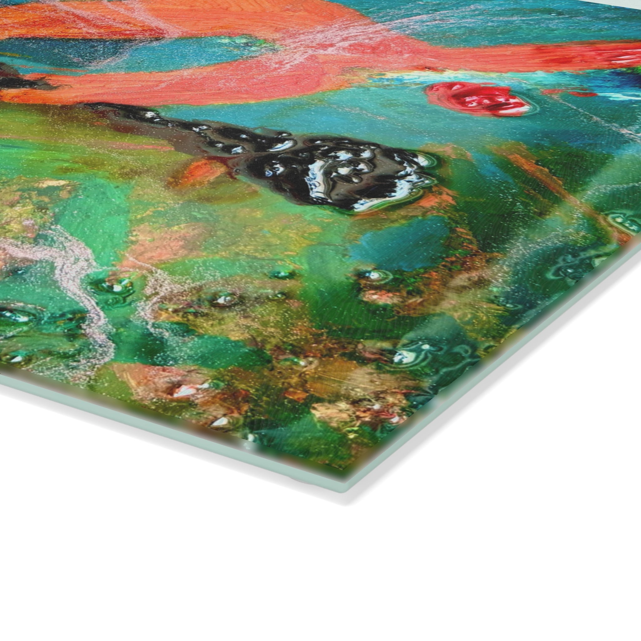 “The Sinking of the U.S.S. Maria” Glass Cutting Board