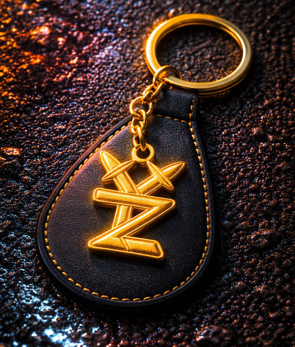 Gold Keychain