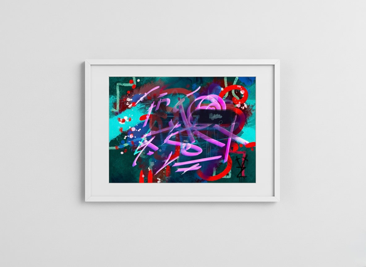 “DODGING CYBERBULLETS” Print
