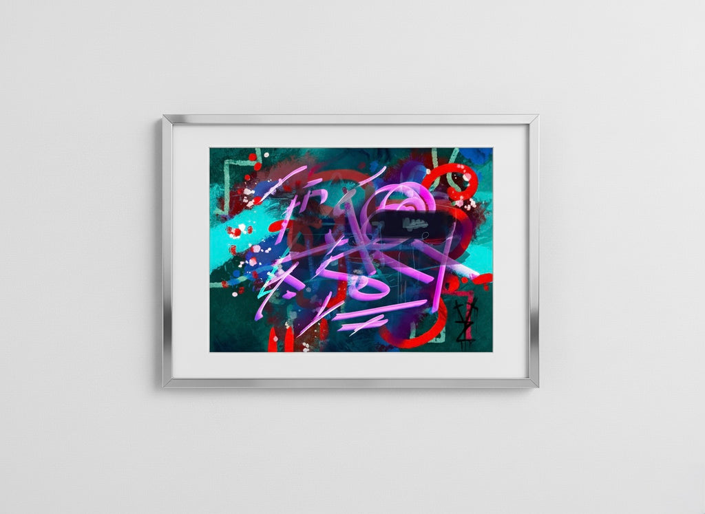 “DODGING CYBERBULLETS” Print