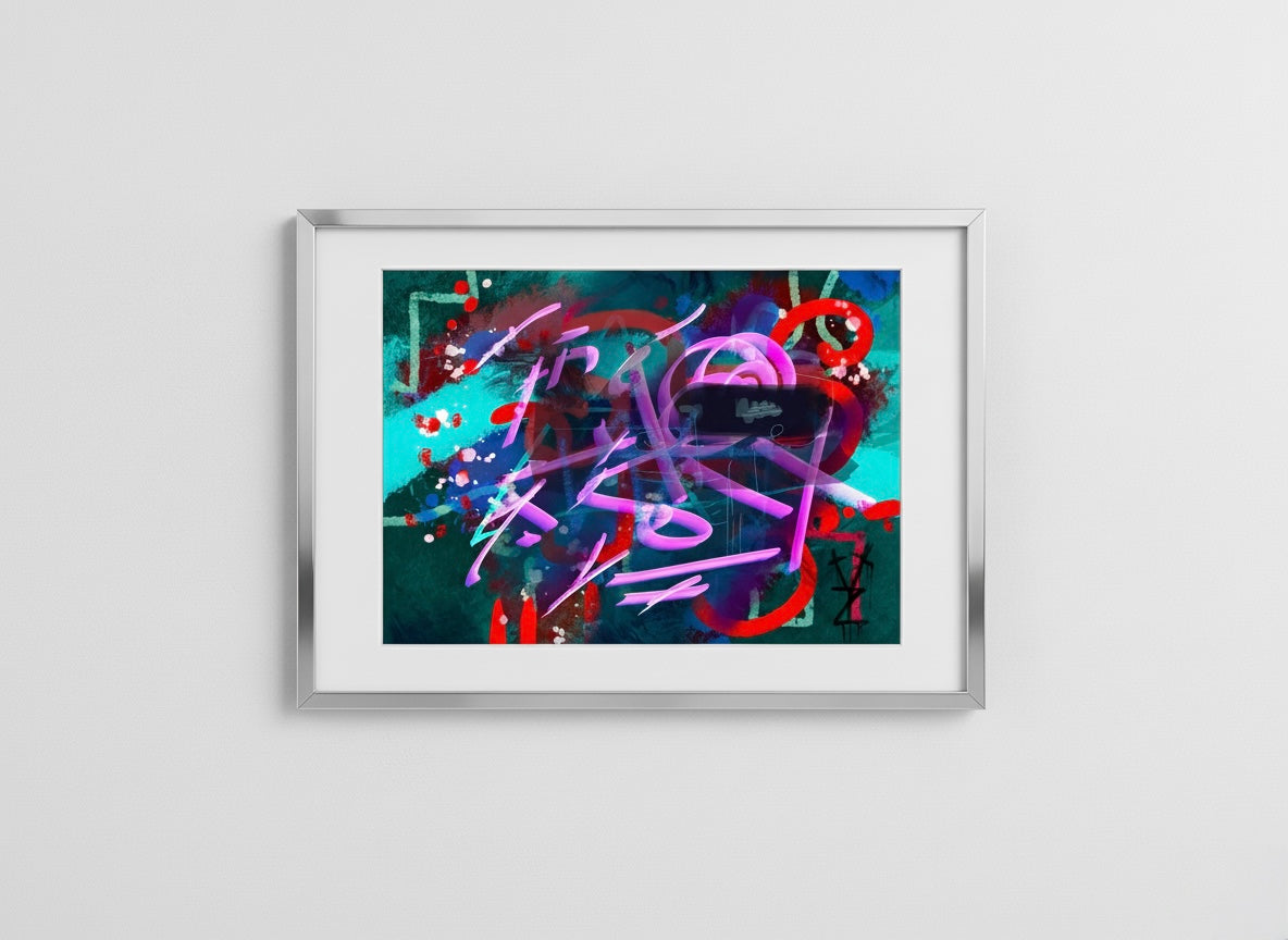 “DODGING CYBERBULLETS” Print