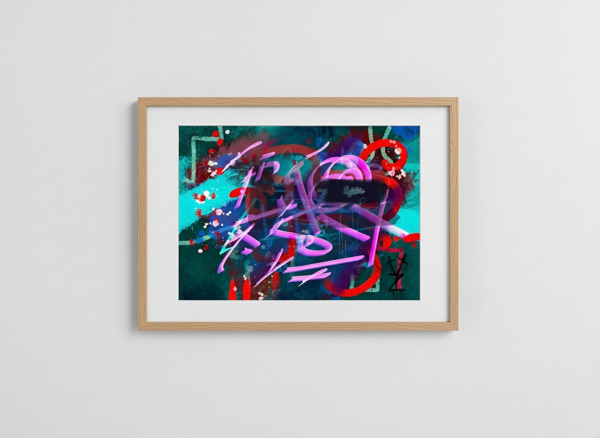 “DODGING CYBERBULLETS” Print