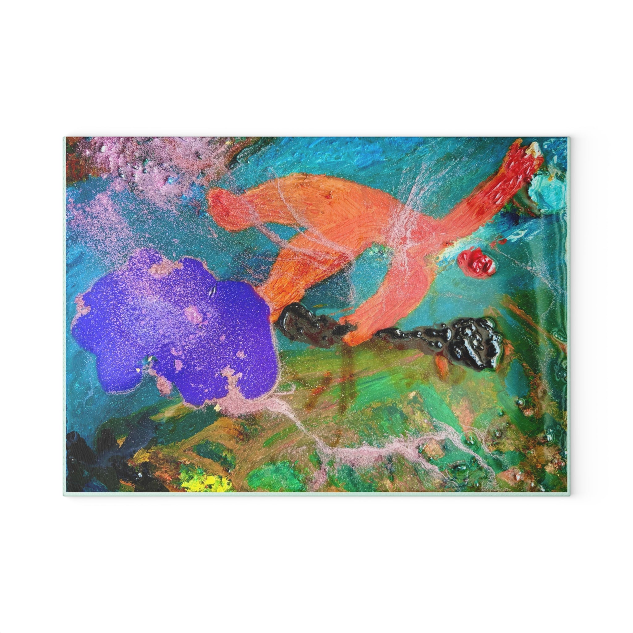 “The Sinking of the U.S.S. Maria” Glass Cutting Board