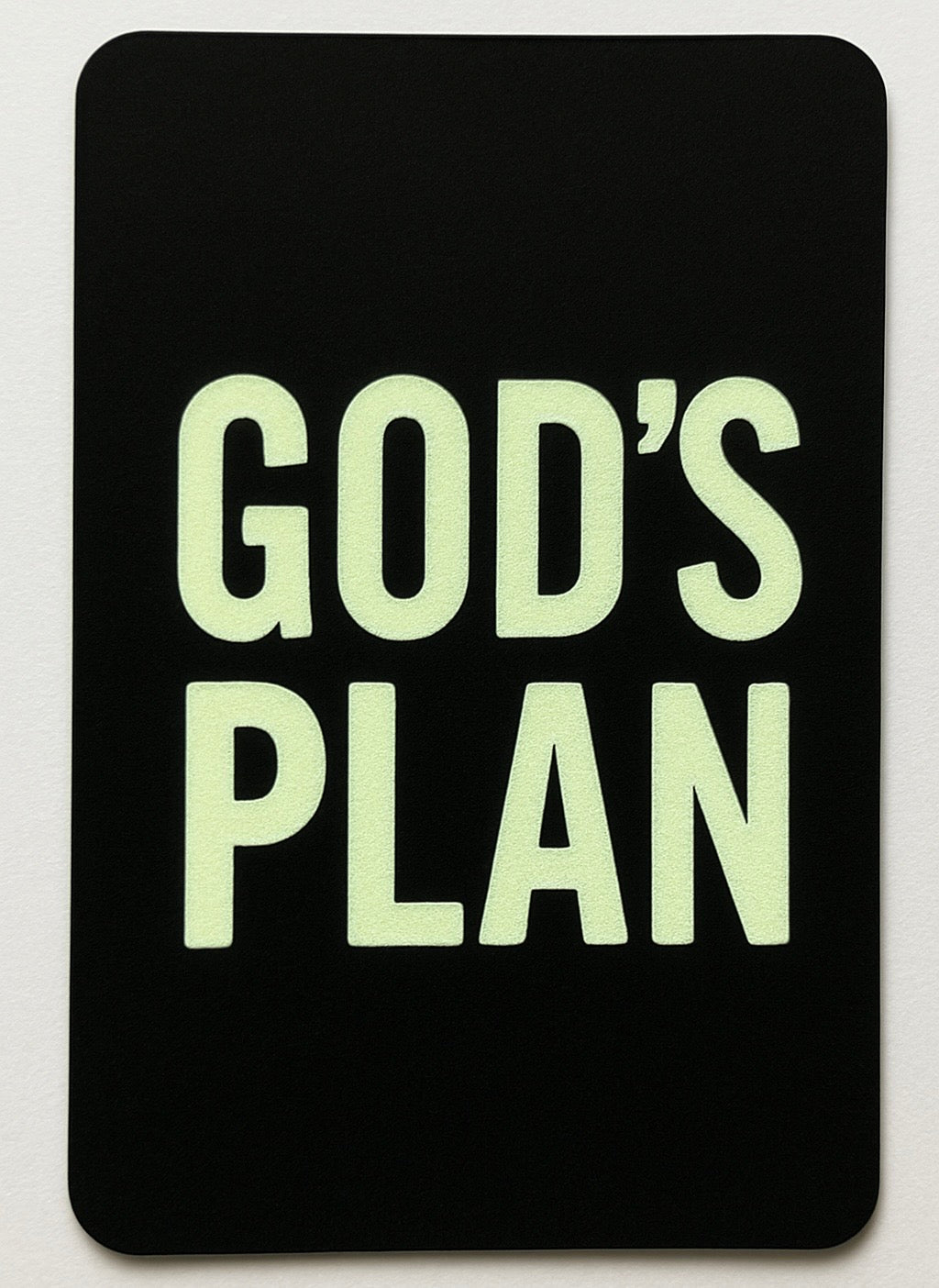 “GOD’S PLAN” Sticker