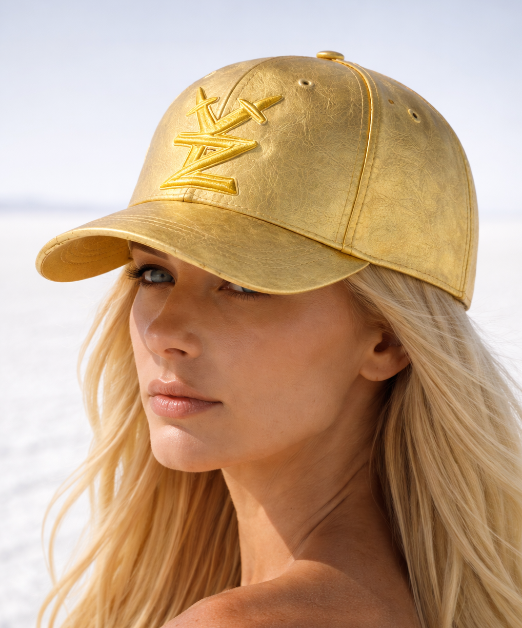 Gold hat
